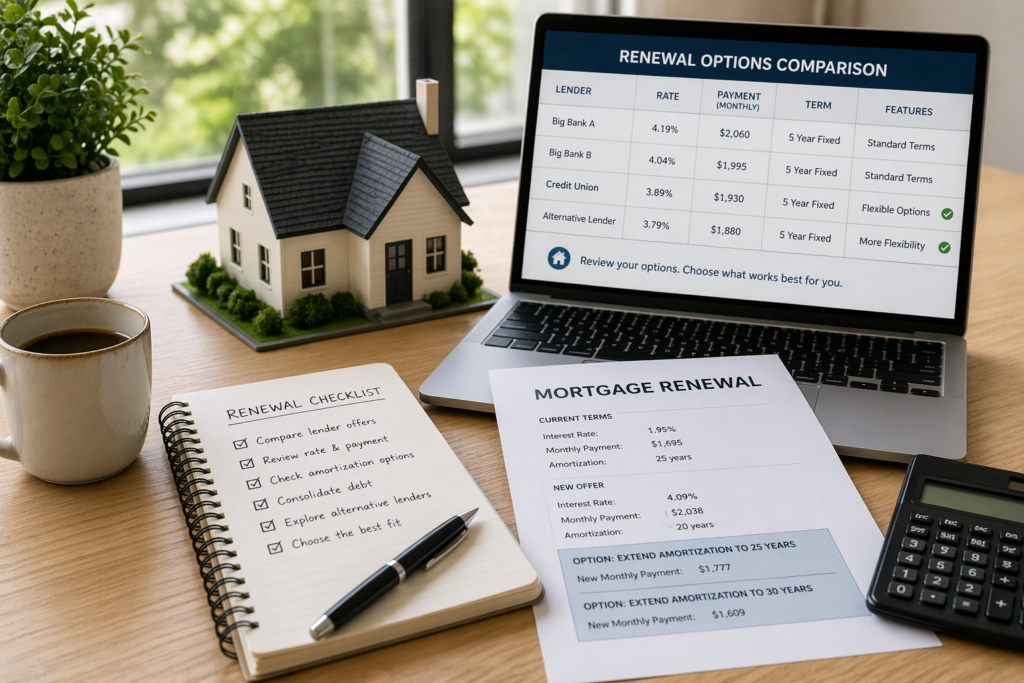 Mortgage renewal planning
